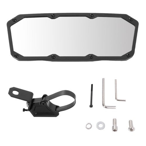 UTV Center Rear View Mirror for Polaris RZR Adjustable 1 5 2 Inch Roll Cage Bar