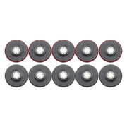DURAFORCE 10 Pcs 4-1/2" Scour Flap Discs 320 & 600 Grit Sanding Discs for Angle Grinder