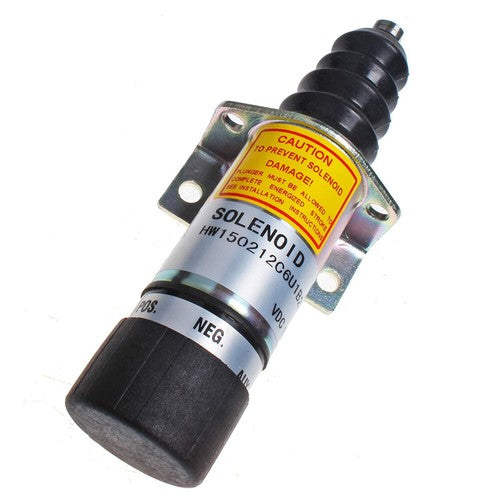 DURAFORCE 12V Shut Off Solenoid Valve 1502-12C6U1B2S1 1500-2047 for Woodward Lister Petter