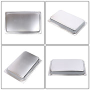 DURAFORCE 6 Pack 2.5 Inch Deep Full Size Restaurant Steam Table Pans Without Lid