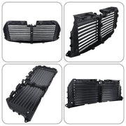 DURAFORCE Black Upper Radiator Grille Air Shutter Assembly W/Motor For Ford F150 2015-2017