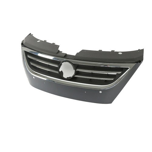 DURAFORCE For 2009-2012 VW Volkswagen Passat CC Front Bumper Upper Grille Black Chrome