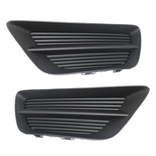 DURAFORCE For Honda Accord Sedan 13-15 Pair Bumper Plastic Black Housing Fog Light Covers