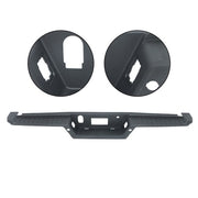 DURAFORCE Rear Bumper Top Step Pad With Trailer Holes Plastic For Ford F150 2021 2022 2023