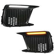 DURAFORCE For 2018-up Subaru WRX STI Sequential/Switchback LED DRL Fog Light Bezels LH&RH