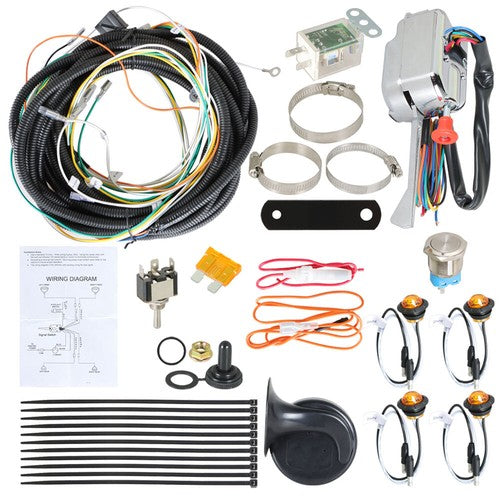DURAFORCE LED Turn Signal Light Kit Column Turn Switch For Polaris Can Am Honda US