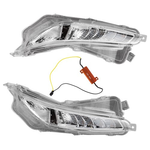 DURAFORCE LED Fog Light Sequential Turn Signal Lamp for 2015-2017 for Toyota Camry XLE XSE