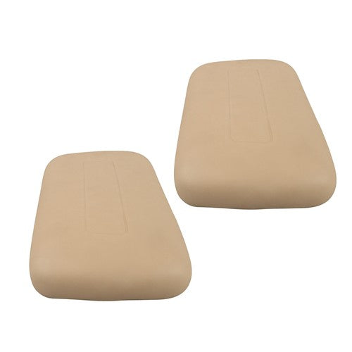 DURAFORCE 2 PCS Buff Seat Back Assembly Leathers 1979-1999 Fits For Club Car DS Golf Cart