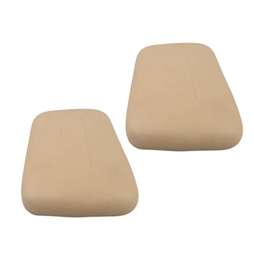 DURAFORCE 2 PCS Buff Seat Back Assembly Leathers 1979-1999 Fits For Club Car DS Golf Cart