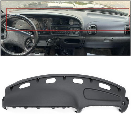 Dark Gray Instrument Dash Pad Top Cover for Dodge Ram 1500 2500 3500 1998-2002