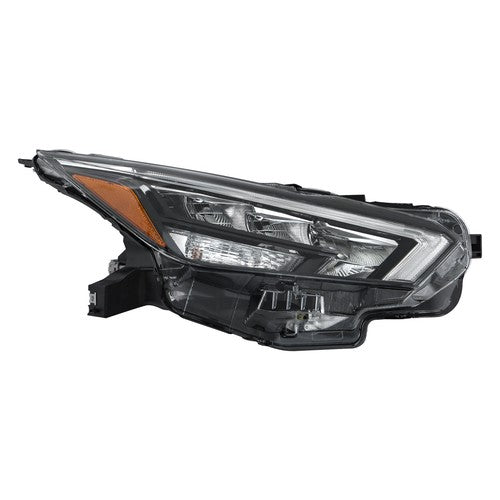 DURAFORCE For Nissan Versa 2020-2021 Passenger Side Headlight Replacement Chrome Housing