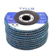 DURAFORCE New 20 Pack 40 Grit 4.5" X 7/8" Premium Zirconia Flap Disc Sanding Grinding