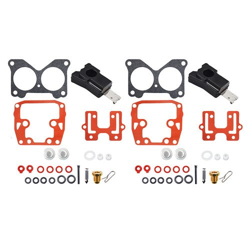 DURAFORCE 439076 For Johnson Evinrude V4 85 90 100 115 125 140HP 2X Carburetor Rebuild Kit