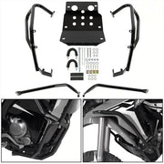 DURAFORCE Engine Guard Crash Bar & Upper Lower Skid Plate For Honda CRF250F CRF250L 17-22