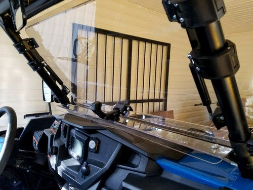 DURAFORCE 2-IN-1 Full Flip Up Split Windshield For 2014-18 Polaris RZR XP 1000 /S4 RZR 900