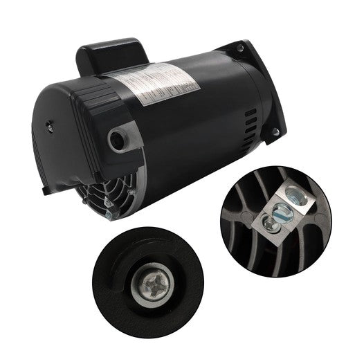 DURAFORCE 1.5HP 115/230V B2854 B2854V1 Pool Pump Motor Square Flange Replacement Motor