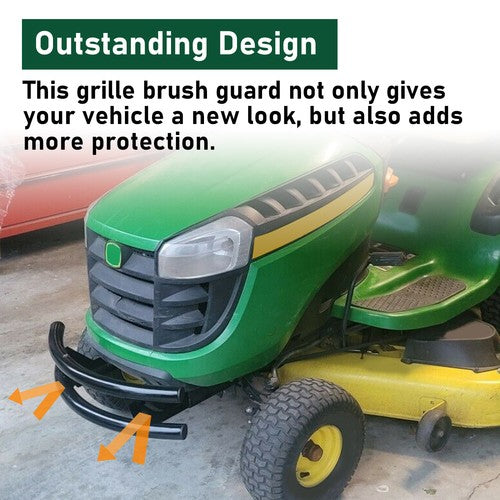 DURAFORCE 2-Bar Front Bumper Guard Lawn Protection W/ Stickers For John Deere 100 Series