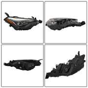 DURAFORCE Headlight Assembly Projector For Toyota Corolla 2017-2019 Halogen Black Right