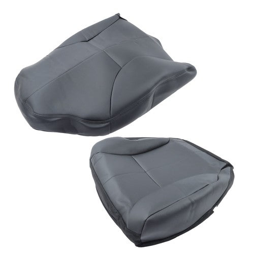 DURAFORCE Black Driver Bottom & Top Seat Cover For Dodge Ram 1500 2500 3500 SLT 1998-2002