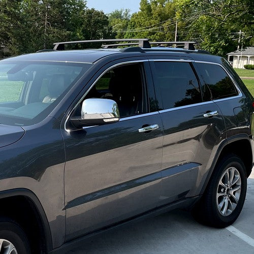 For Jeep Grand Cherokee 2011 2022 Cross Bar Roof Rack Side Rail Luggage Carrier