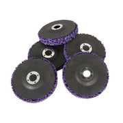 DURAFORCE 10 PackS 4"x5/8 Strip Discs Rust Remover Wheel Paint Removal Disc Angle Grinder