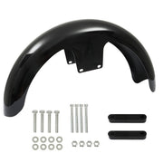 DURAFORCE 19" Wheel Wrap Front Fender bright black A For Touring Electra Glide USA