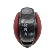 DURAFORCE Fit 2009-2020 2021 Nissan GTR R35 Red Leather Carbon Fiber Shift Knob 3491080B0A