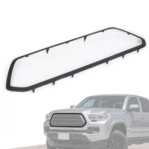 DURAFORCE Black Grille Molding Trim Bezel for Toyota Tacoma 2016 2017 2018-2021 SR