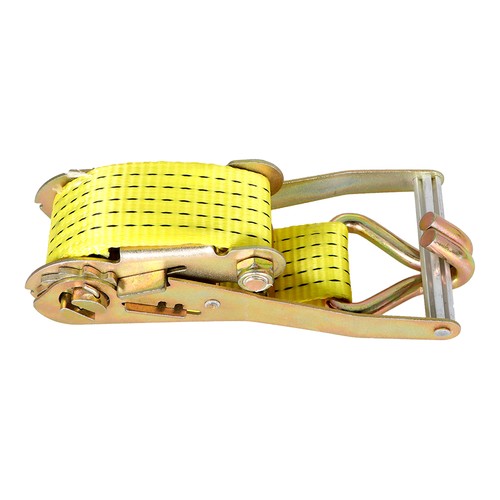 DURAFORCE 6-Pack 2" x 15' 5000 lbs Ratchet Straps With J Hook Heavy Duty Tie Downs
