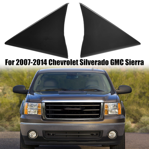 DURAFORCE Interior Door Upper Trim Panel Pair for 2007-2014 for Chevrolet for Silverado