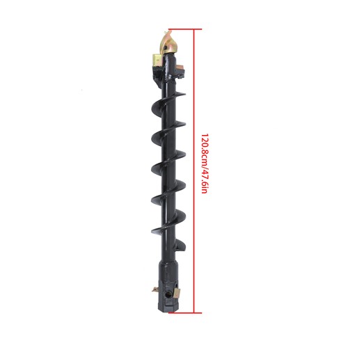 DURAFORCE 6" x 48" 2" Hex Connect Auger Bit for Post Hole Digger