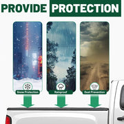 DURAFORCE For DODGE RAM 1500/2500/3500 1994-2001 2002 6.5ft Bed Soft Roll-Up Tonneau Cover