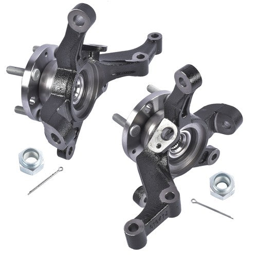 DURAFORCE Pair Steering Knuckle Left & Right for Chevy Aveo Aveo5 Pontiac G3 1.6L L4 04-11