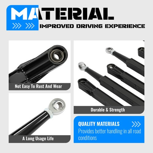 Steel Boxed Rear Radius Arms for Can Am Maverick X3 2017 Plus 64 Inch Body