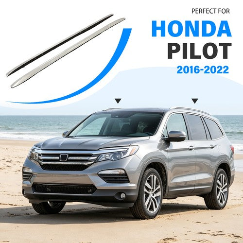 Pair Top Roof Rack Side Rails Luggage Cargo Carrier for 2016 2022 Honda Pilot