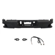 DURAFORCE Rear Step Bumper Black For 2015-2022 Chevy Colorado Canyon W/o Sensor Holes