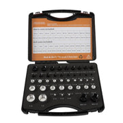 DURAFORCE Nut and Bolt Gauge 23 Metric & 21 Inch 44 Pcs Nut and Bolt Thread Checker in Box