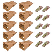 DURAFORCE X290 Sharp Bucket Teeth/Tooth with K290S Flexpins Fit for Mini Excavator 10Pcs