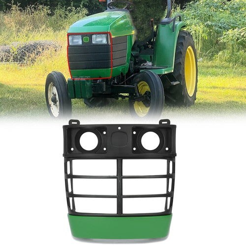DURAFORCE New Upper Hood w/Fuel Door Front Grille Combo For John Deere 4500 4600 4710 4610
