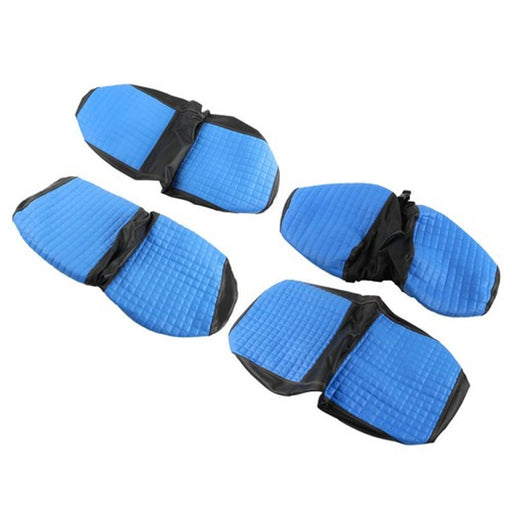 DURAFORCE For Club Car DS Golf Carts 4Pcs Blue Front And Rear Seat Covers 2000.5-Up