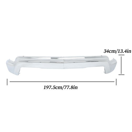 DURAFORCE For Chevy Silverado 2022-2024 Front Bumper Assembly Split-type W/o Sensor Holes