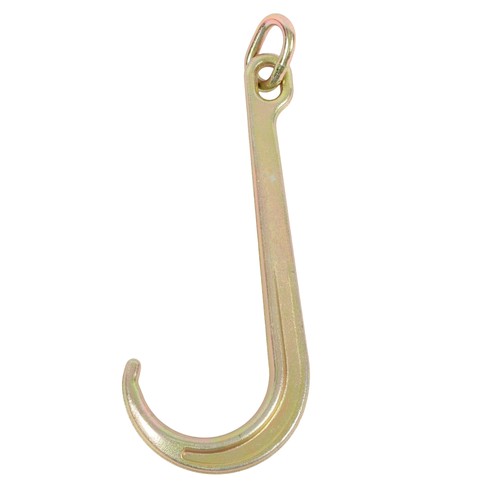 DURAFORCE 1 x J Hook Grade G70 Towing Hooks 15 Inch Roll Back Clevis 5400 Lbs Load Limit