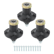 DURAFORCE 3 Pack Spindle For Husqvarna Z248F MZ48 48-Inch Deck 539131898 532174375 Mower