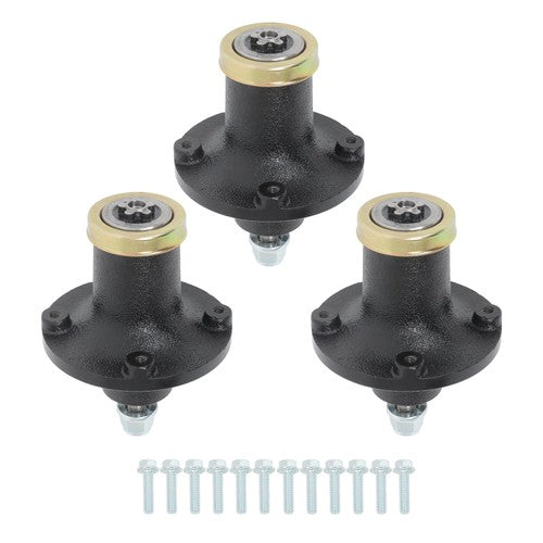 DURAFORCE 3 Pack Spindle For Husqvarna Z248F MZ48 48-Inch Deck 539131898 532174375 Mower