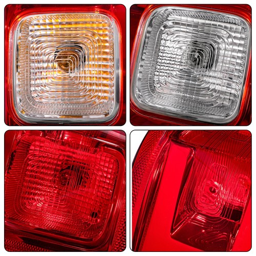 DURAFORCE Tail Light Left+Right Side Halogen Rear For Ford Ranger XL 2019 2020-2022 Chrome