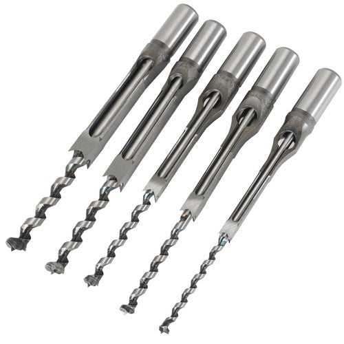 DURAFORCE 7 Pcs Woodworking Square Hole Mortise Drill Bit High Speed Steel Chisel Bit