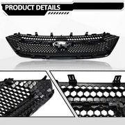 DURAFORCE Front Bumper Gloss Black Grille Assembly Sti Style for Subaru WRX VB 2022-2026