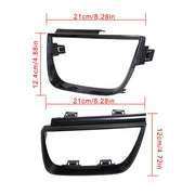 DURAFORCE Black Set Of 4 Fit For Chevy Camaro Series 2010 - 2013 Tail Light Bezel Covers