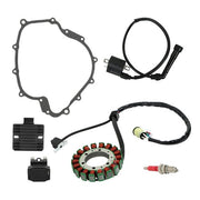 DURAFORCE For 2004-2007 Yamaha Rhino 660 YXR660 Ignition Coil & Stator Regulator Relay Kit