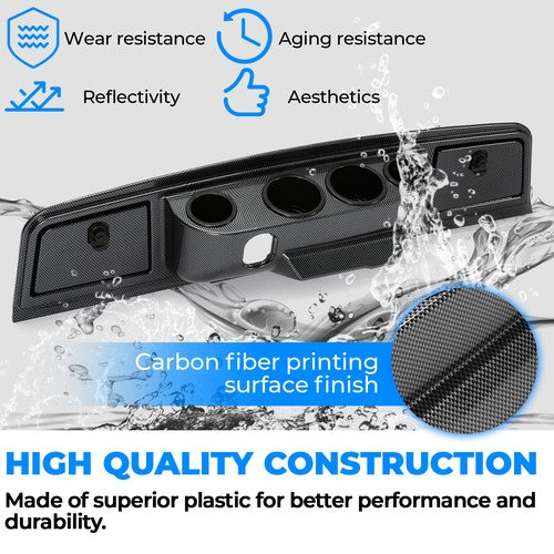 Carbon Fiber Color Dash Board Kit for Yamaha G14 G16 G19 G22 1995 2007